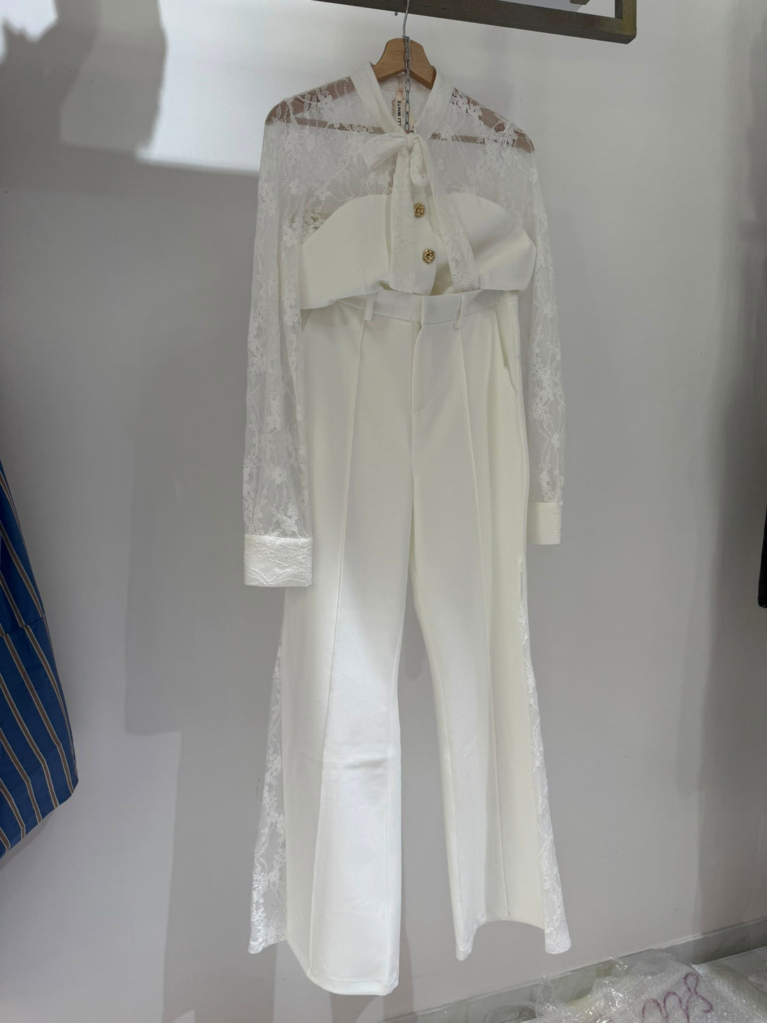 Coordinato peonia BIANCO CHIC