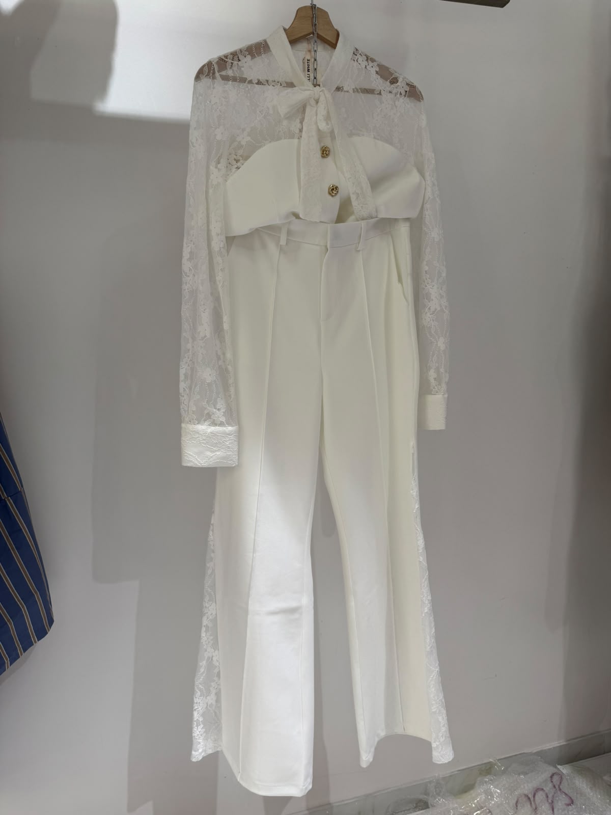 Coordinato peonia BIANCO CHIC