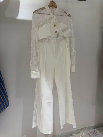 Coordinato peonia BIANCO CHIC