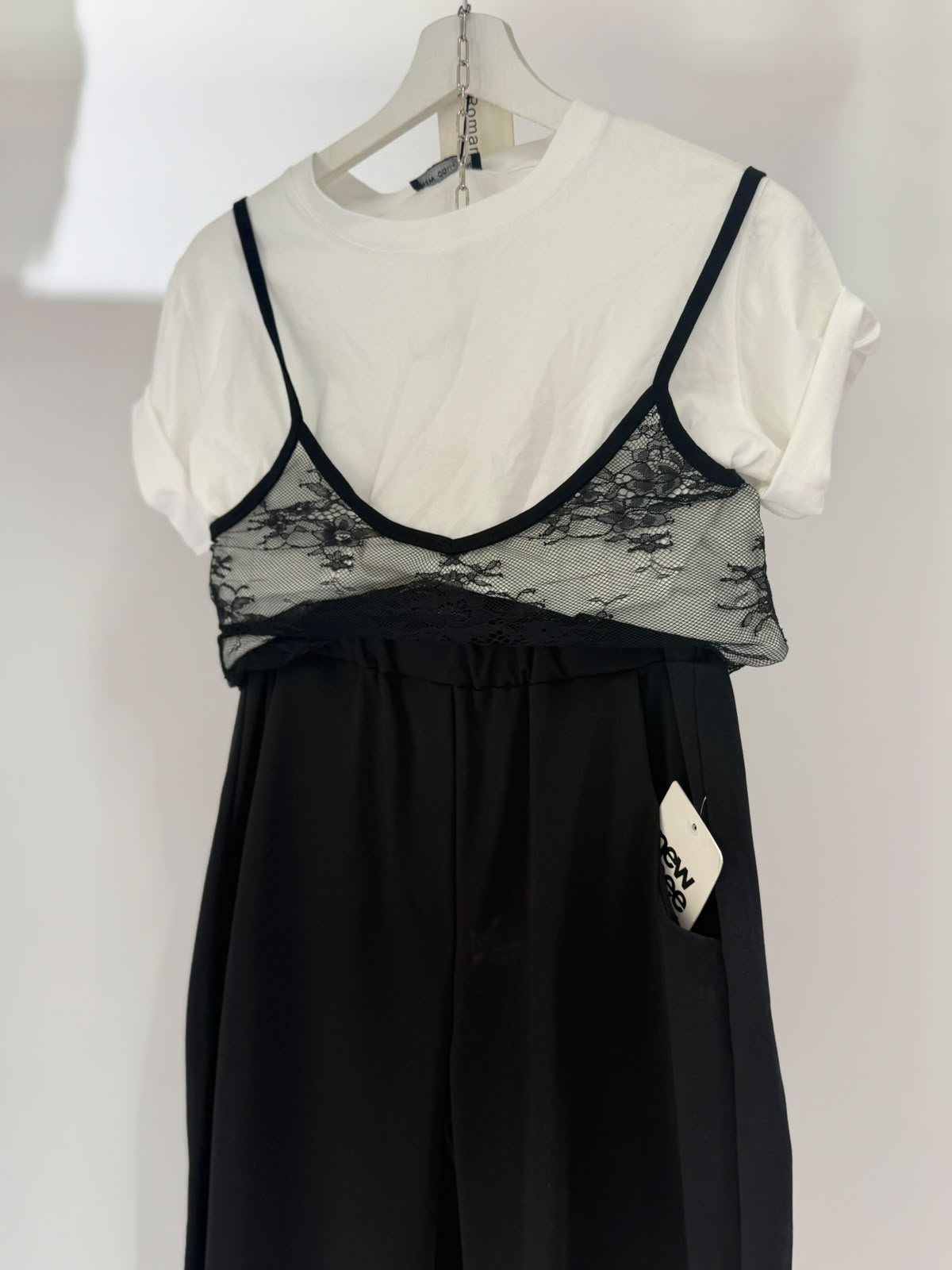 SHIRT PIZZO NERA