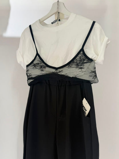 SHIRT PIZZO NERA