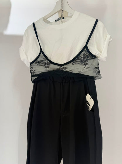 SHIRT PIZZO NERA
