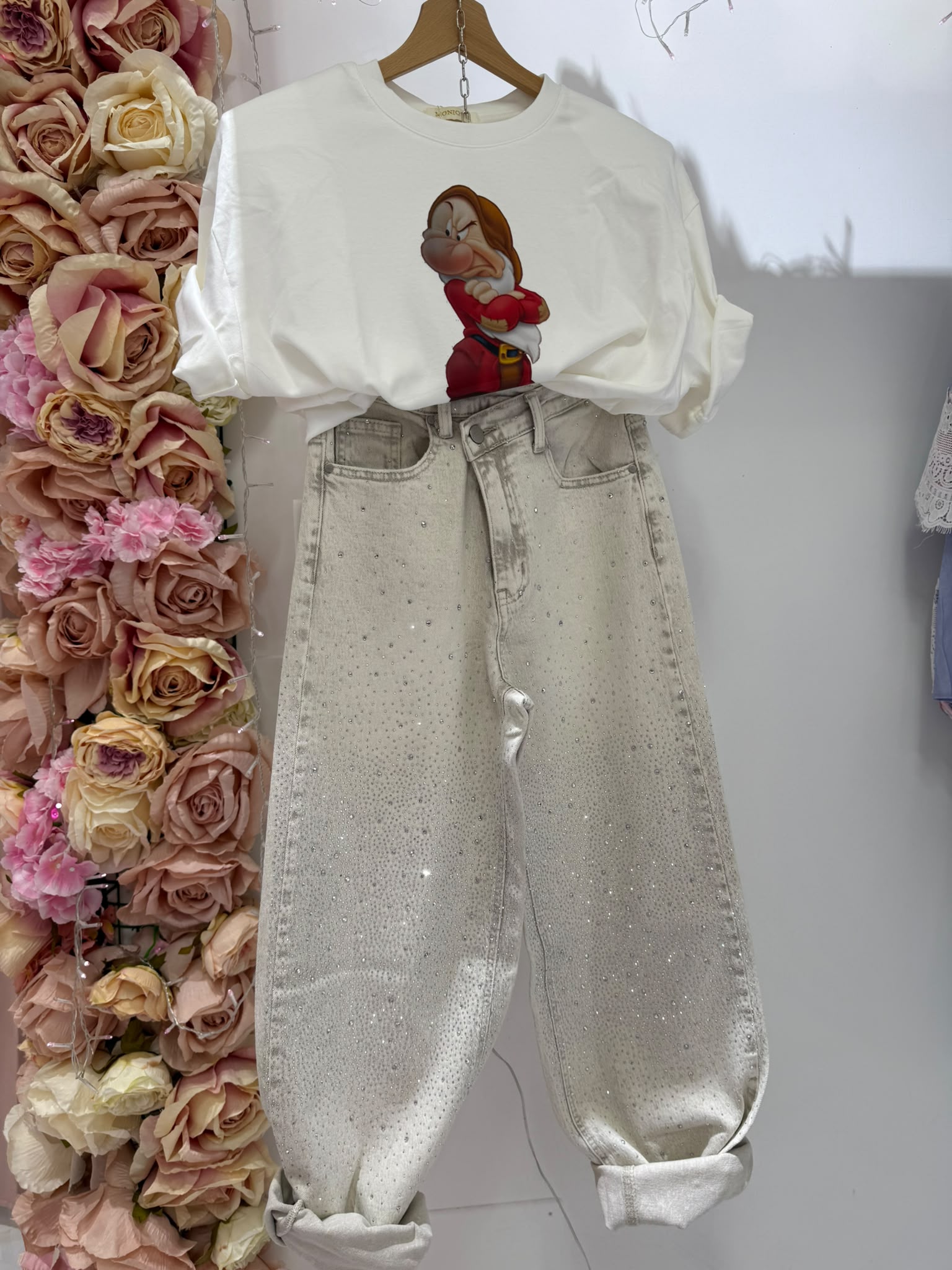 Jeans Pammy Glitter Asimmetrico SALDI ♥