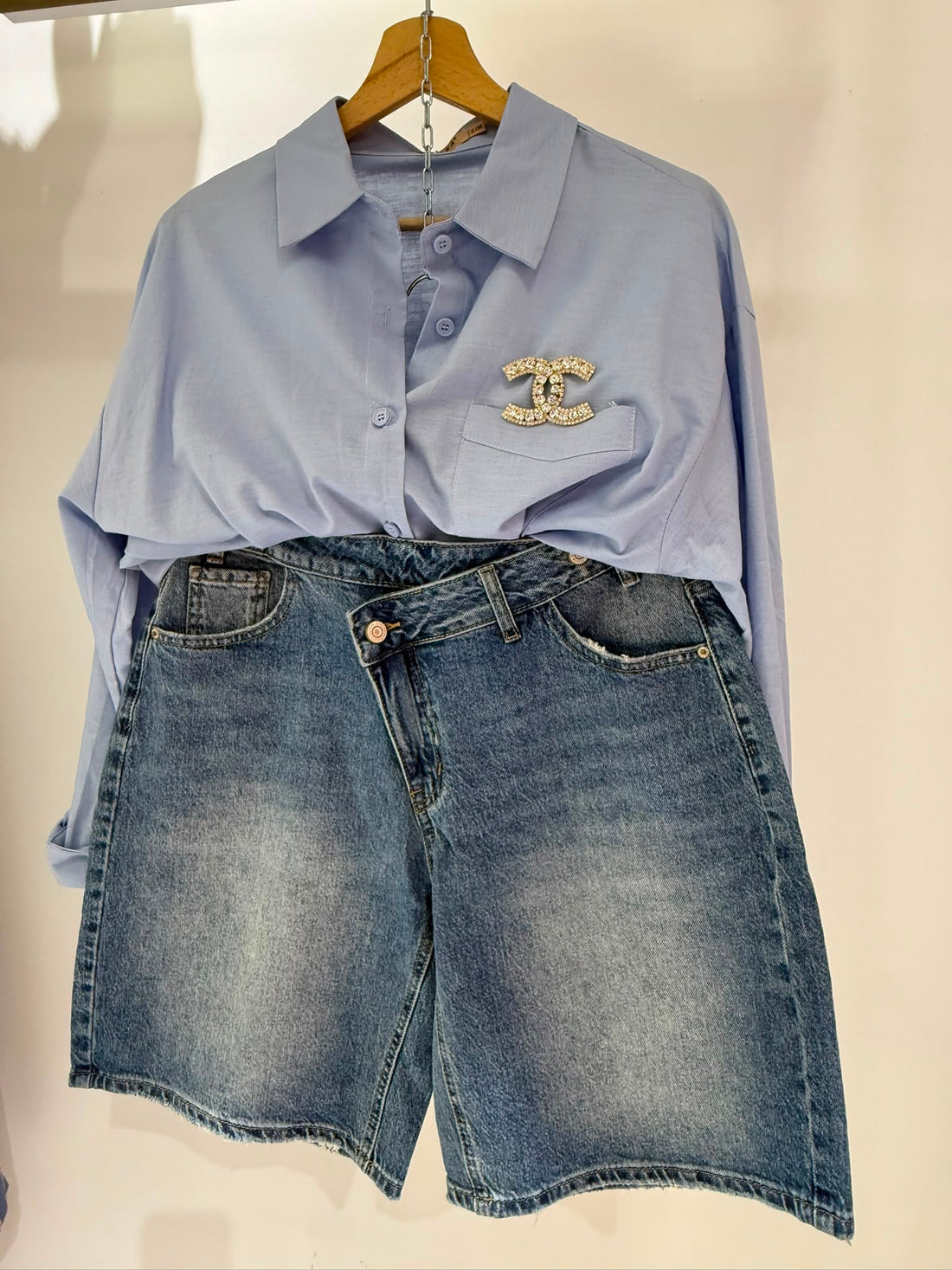 CAMICIA CELESTE DA UFFICIO