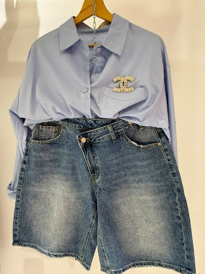 CAMICIA CELESTE DA UFFICIO