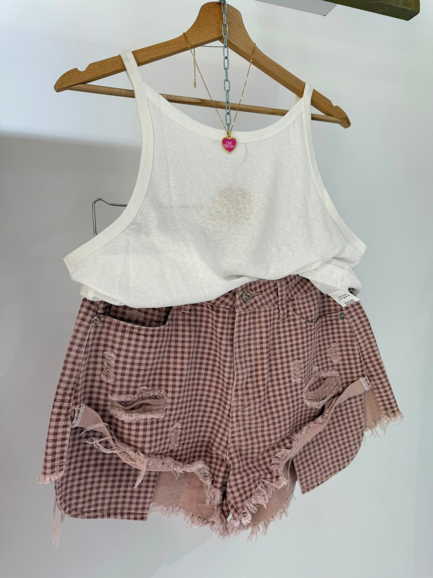 SHORT QUADRETTINI E AMORE SALDI
