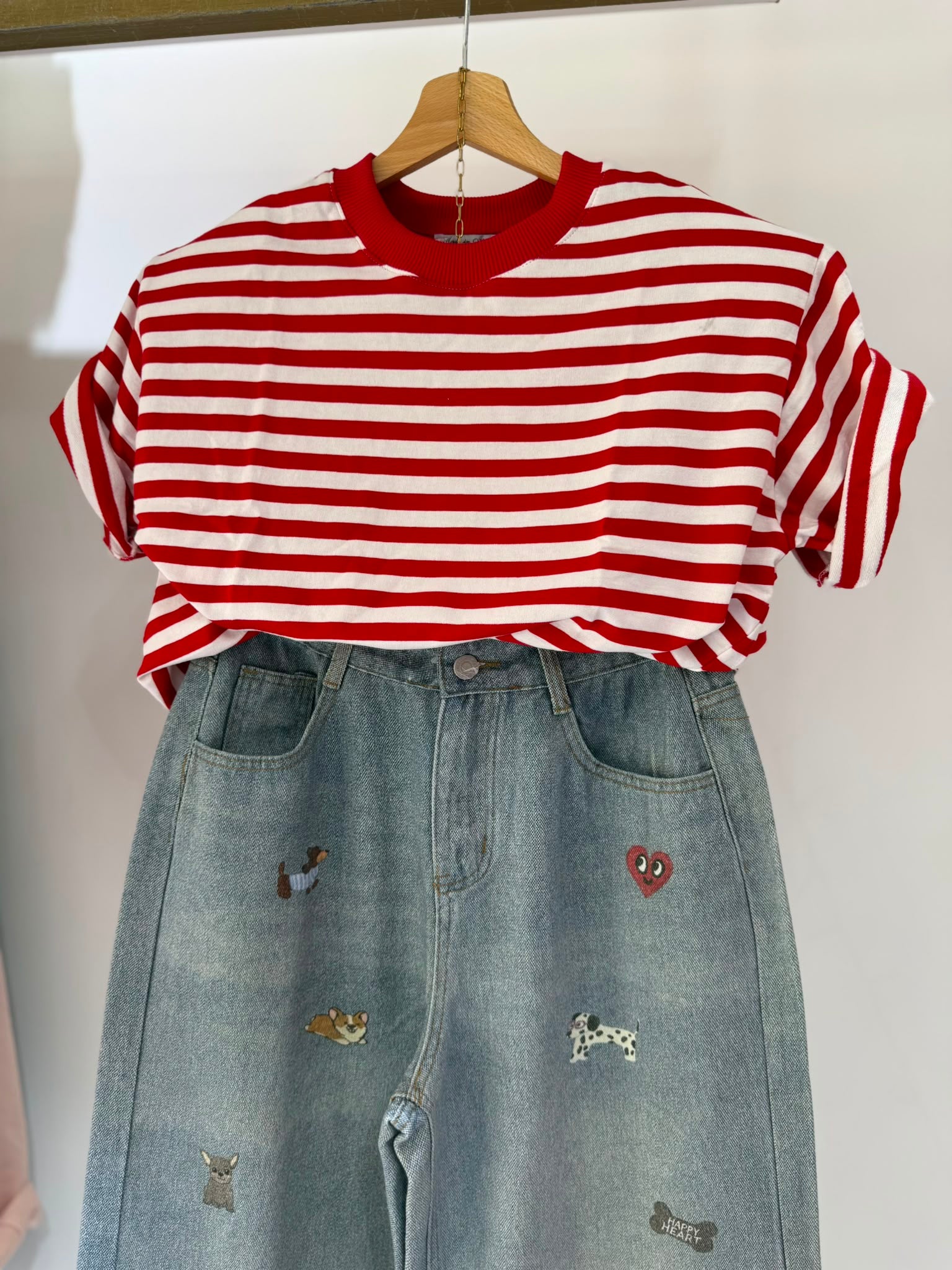 SHIRT RIGHINE ROSSE