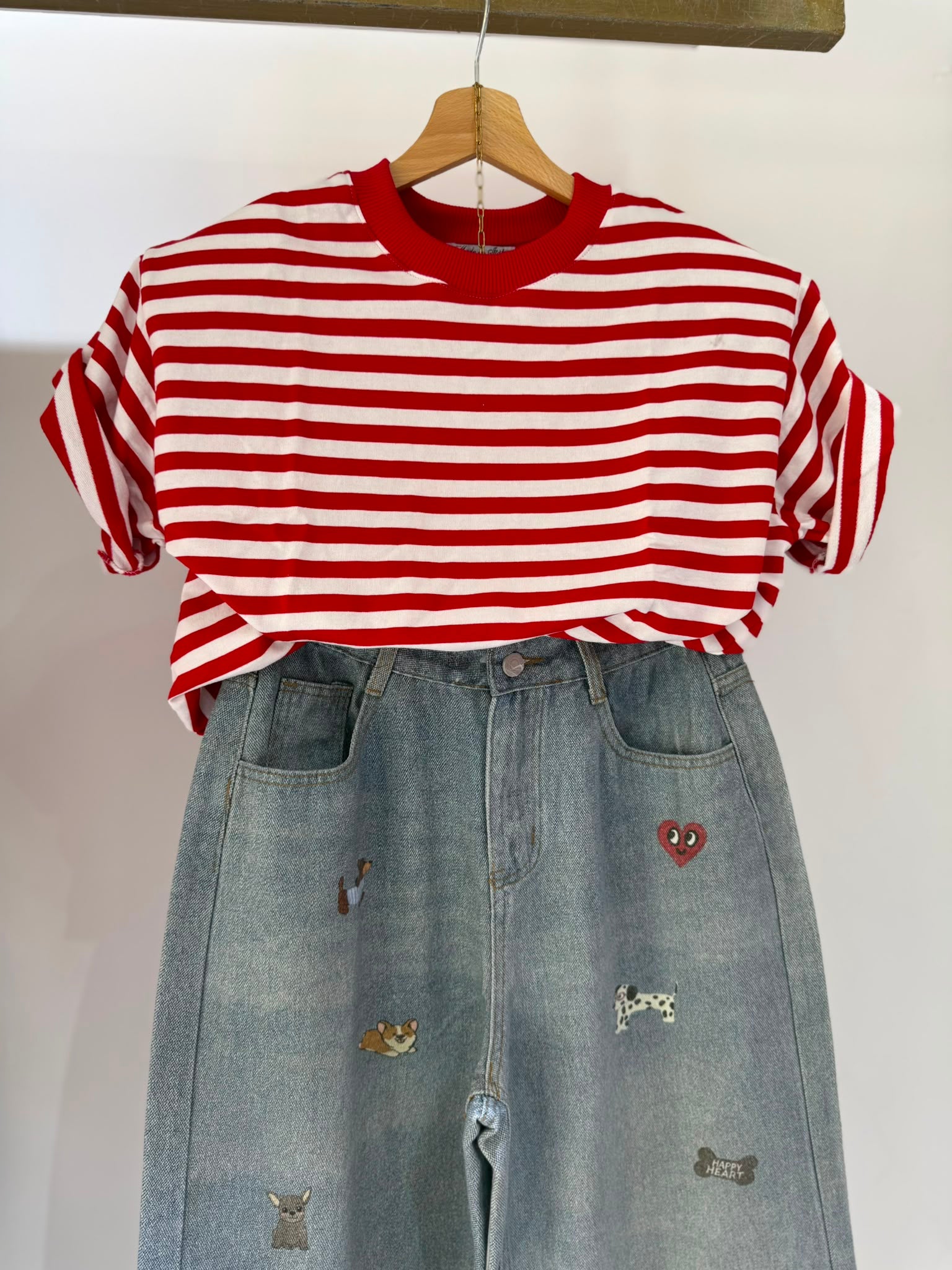 SHIRT RIGHINE ROSSE