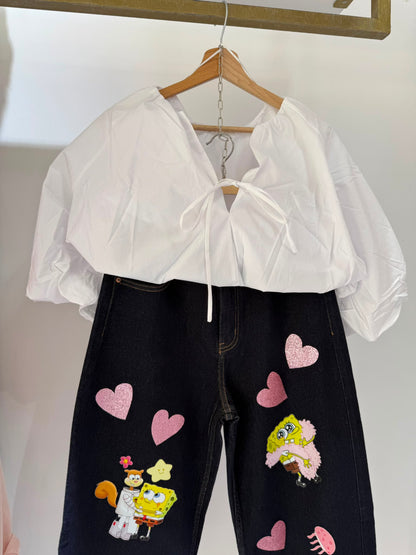 CAMICIA BALLOON BIANCA