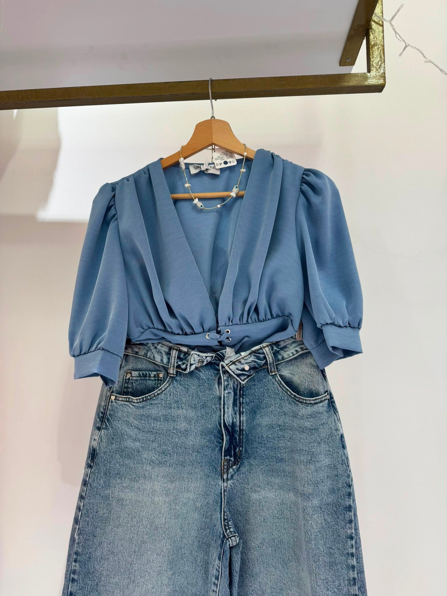 CAMICIA STRINGHE POLVERE