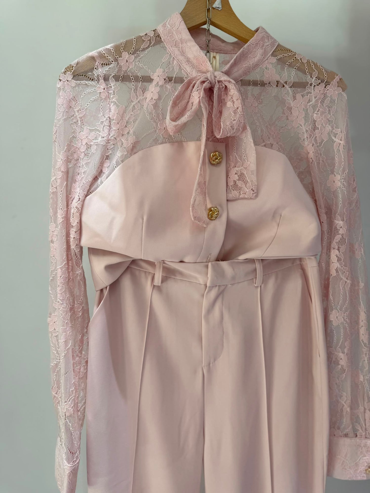 Coordinato peonia ROSA CHIC
