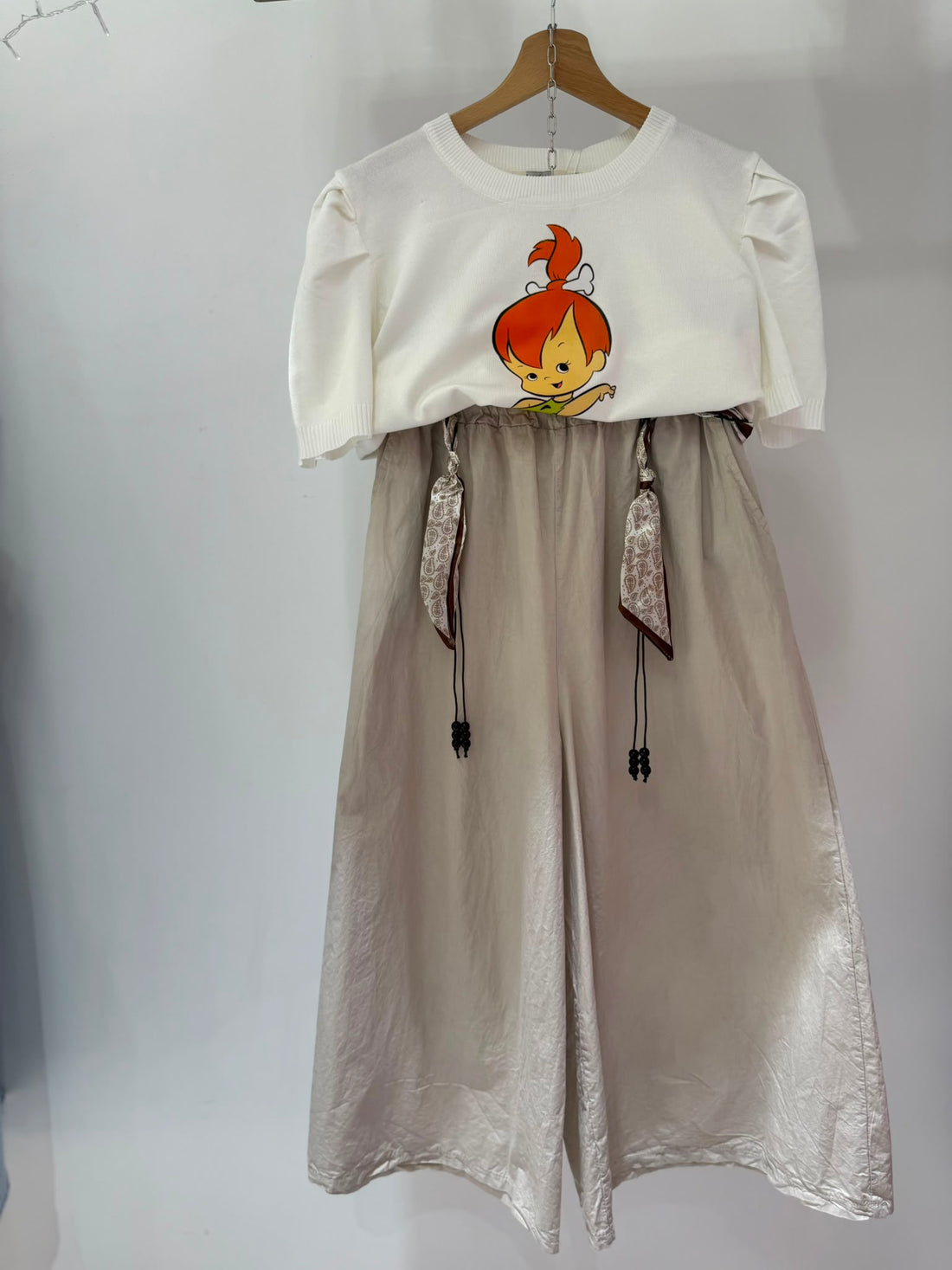 PANTALONE FOULARD A CAVIGLIA
