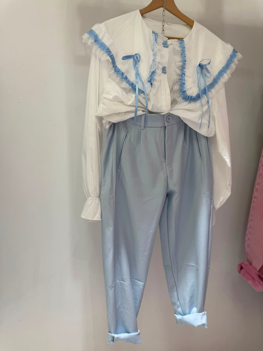 PANTALONE CINTURINO POLVERE
