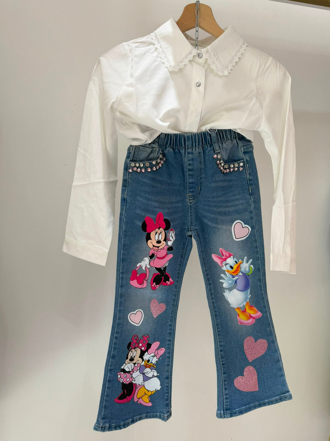 Camicia Basic Strass Baby
