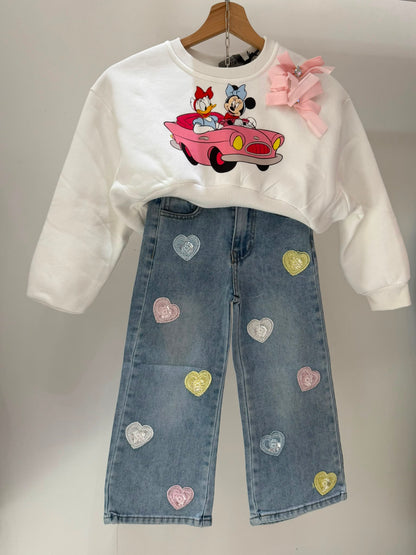 Jeans Cuoricini Multicolor Candy Baby ♥