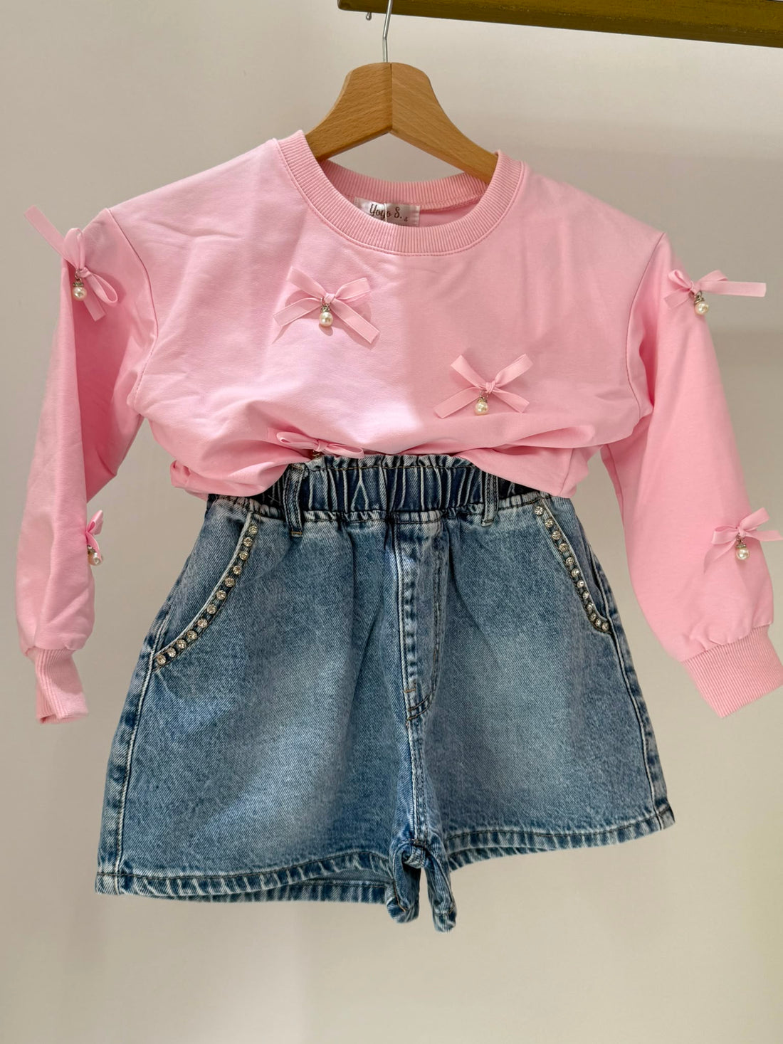 Felpa Fiocchetti Pink Kids
