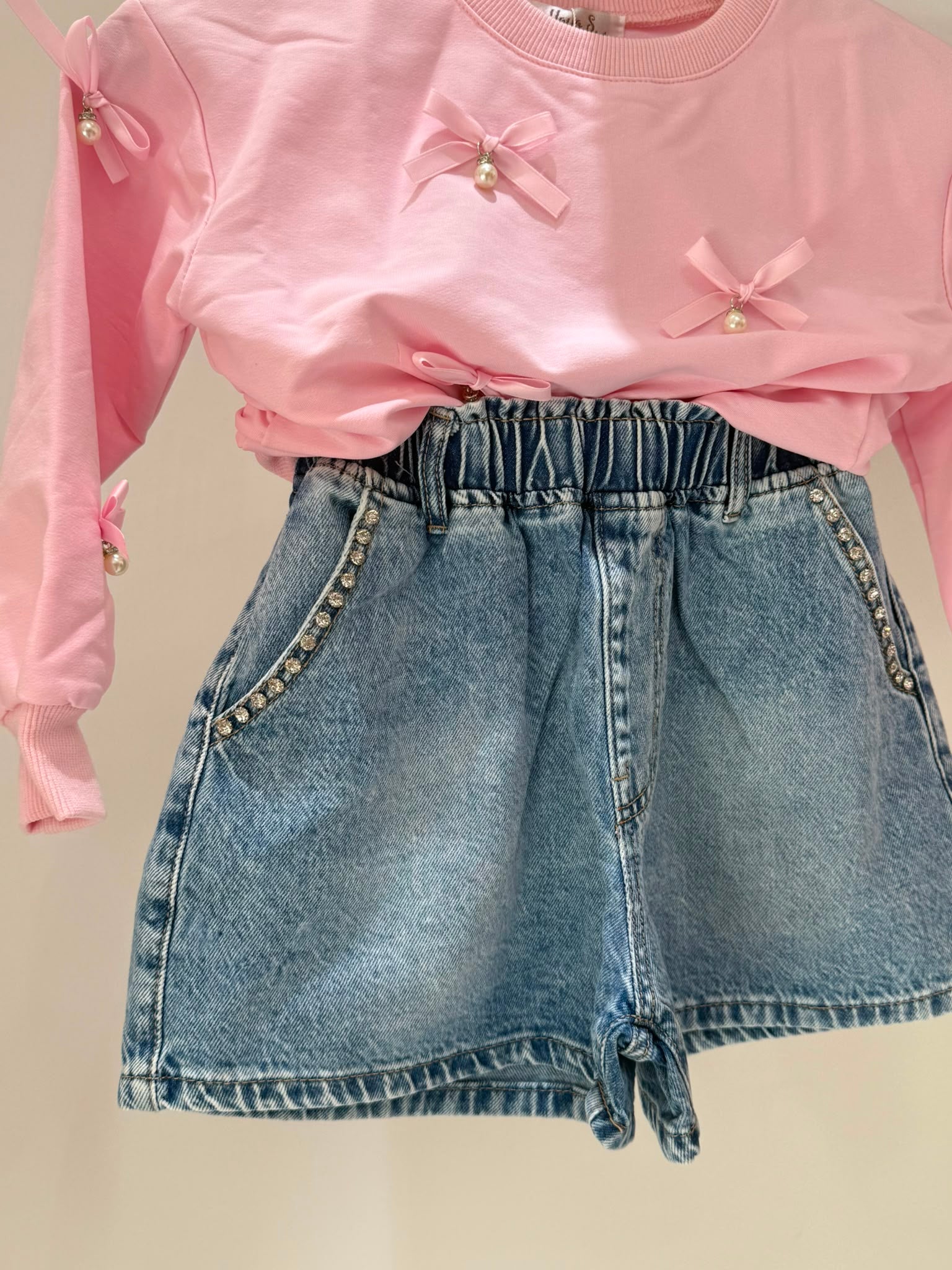 Pantaloncini Con Strass Kids