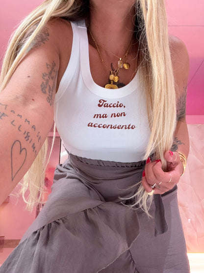 Canotta Non Acconsento ♥