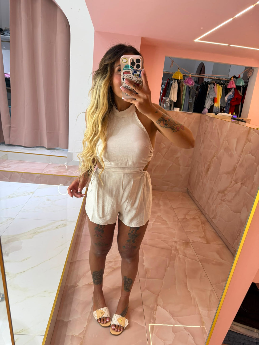 Salopette Low Cost Beige ♥