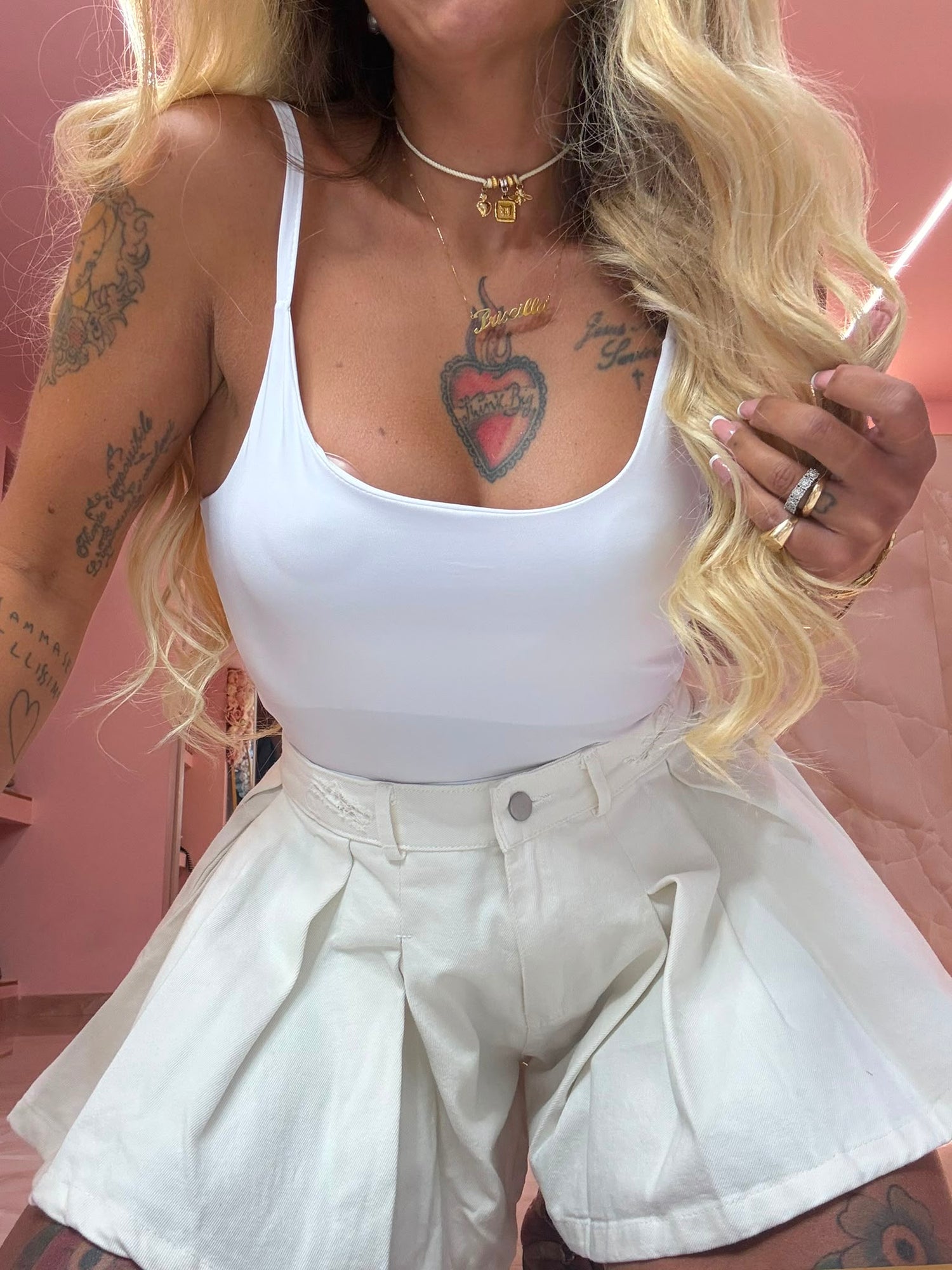 Body Lycra Bianco ♥