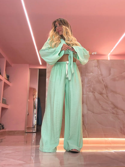 Coordinato Paffy Menta ♥
