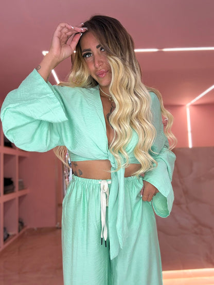 Coordinato Paffy Menta ♥