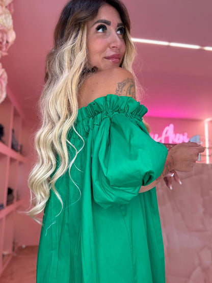 Vestito Incanto Verde Gucci ♥