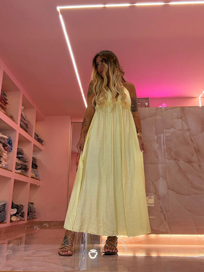 Dress Giallo Valigia Time ♥