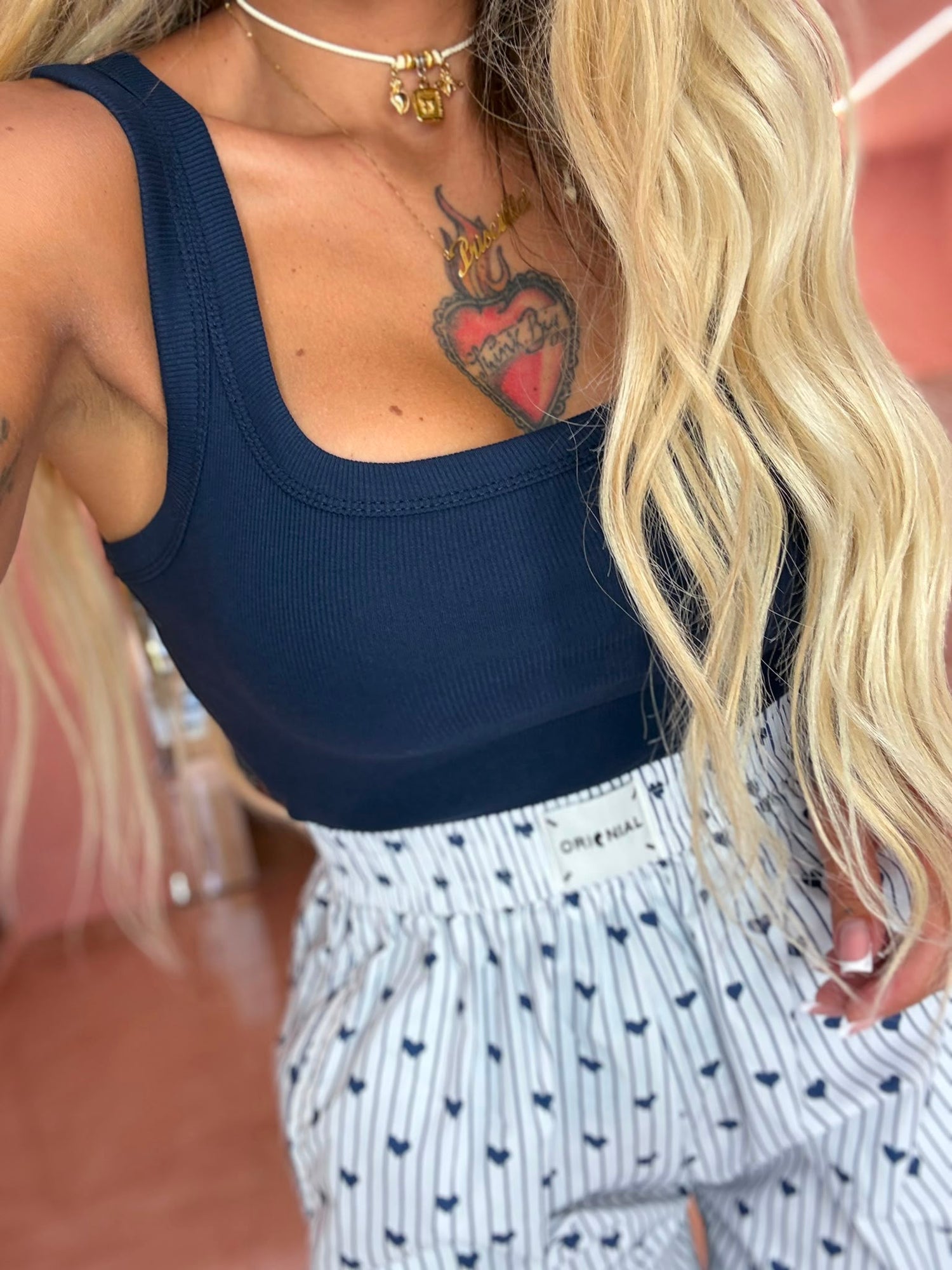 Canotta Costine Blu ♥