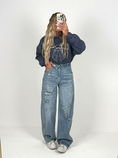Jeans Risvolto Mood Zara ♥