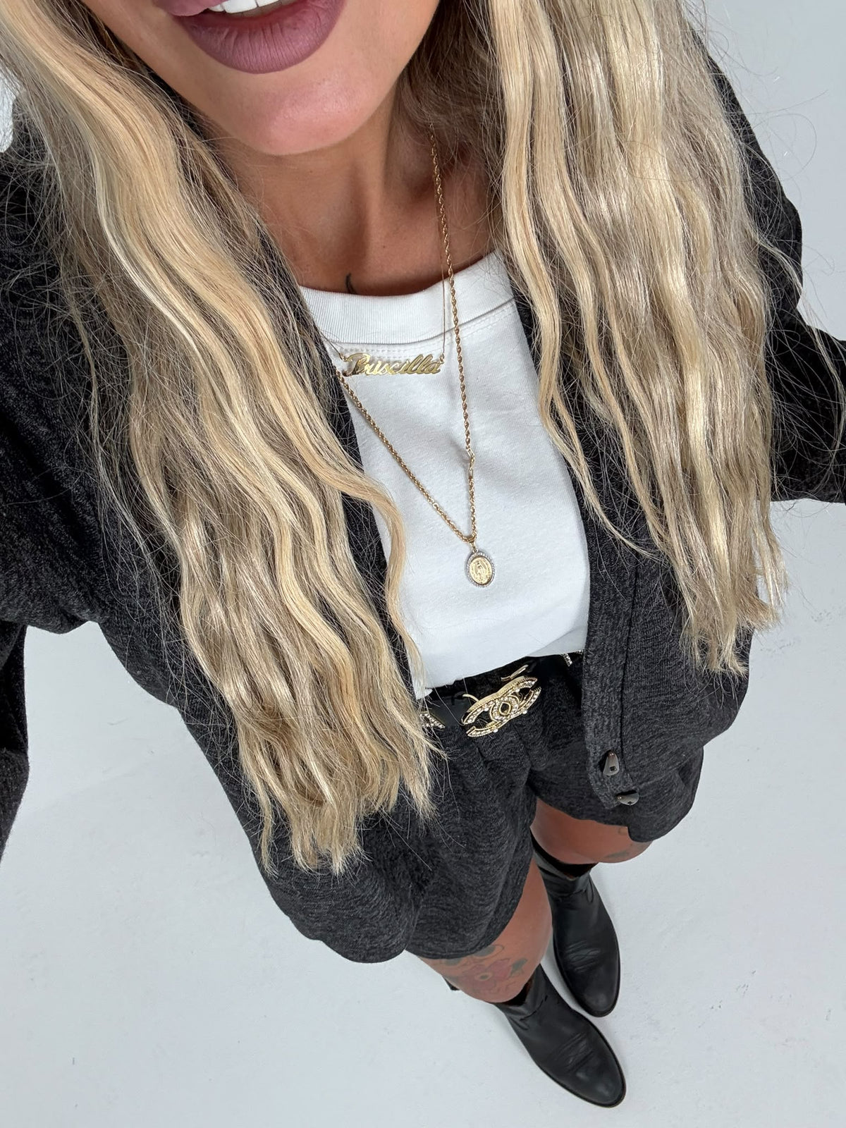 Coordinato Fumè  Grigio ♥