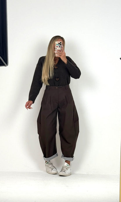 Pantalone Marrone Fiorella ♥