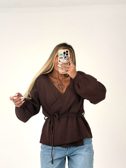 Maglioncino Incrociatina Marrò ♥
