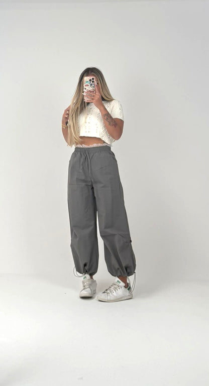 Il Pantalone Grigio Con Il Merlettino ♥