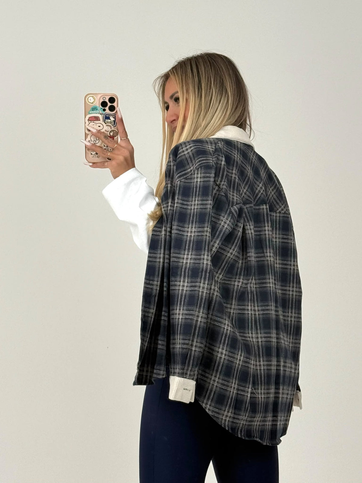 Camicia Quadretti e Costine Blu ♡