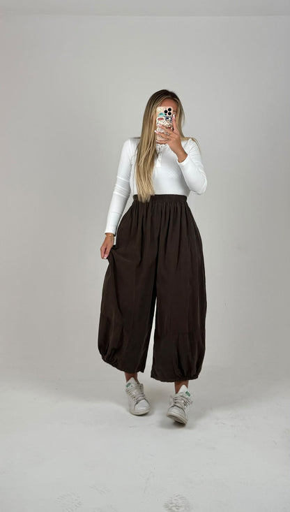 Pantaloni Vellutino Testa Di Moro ♥
