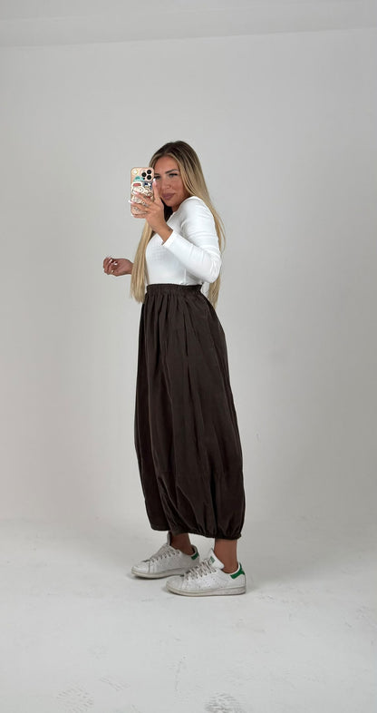 Pantaloni Vellutino Testa Di Moro ♥