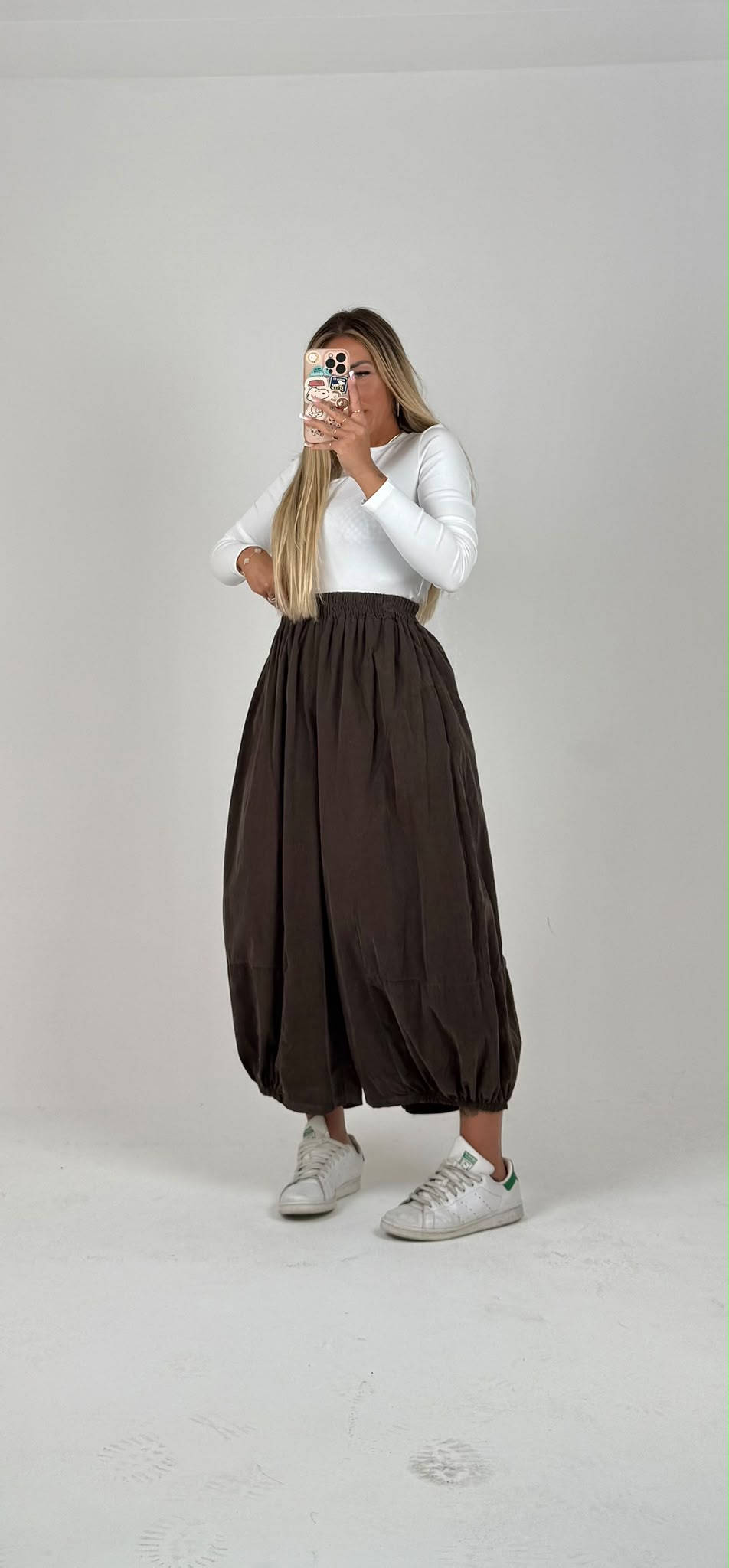 Pantaloni Vellutino Testa Di Moro ♥