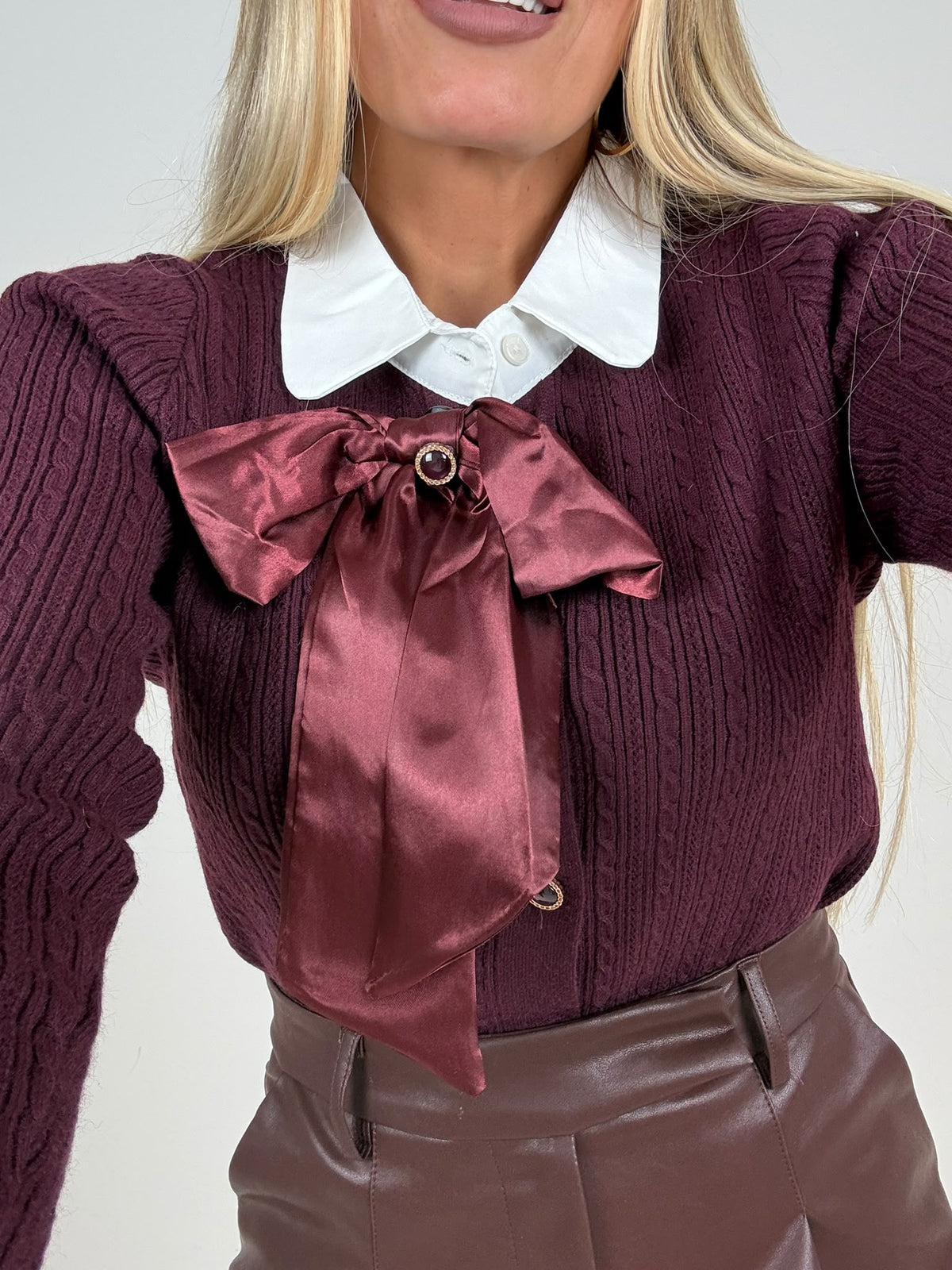 Maglia Filo Collegienne Bordeaux  ♥