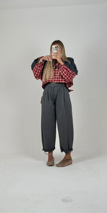 Pantaloni Charm Grigio ♥