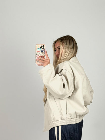 Blazer Priscillè Ecopelle Beige ♥
