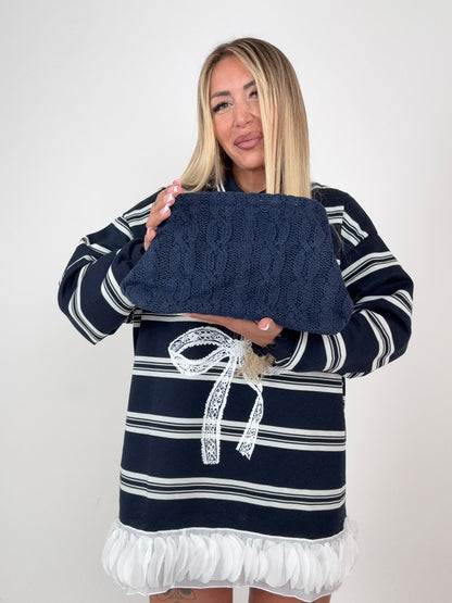 Borsa Treccine Cucciolandia Blu ♥