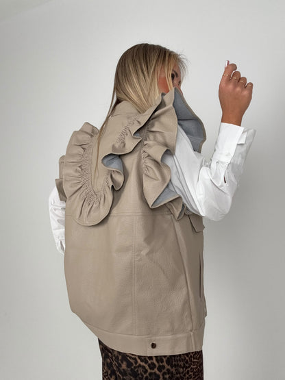 Gilet fru Fru Beige ♥
