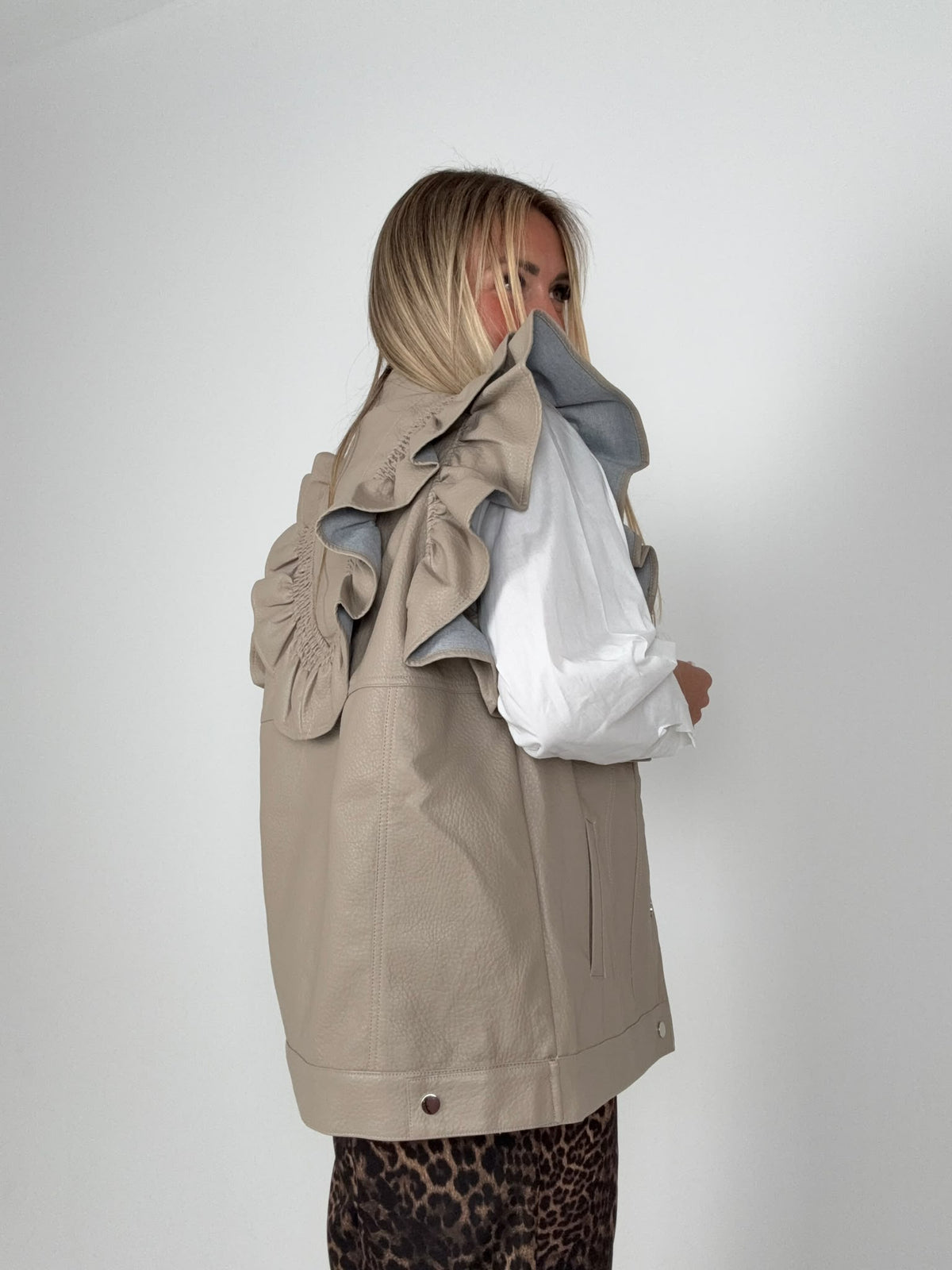 Gilet fru Fru Beige ♥