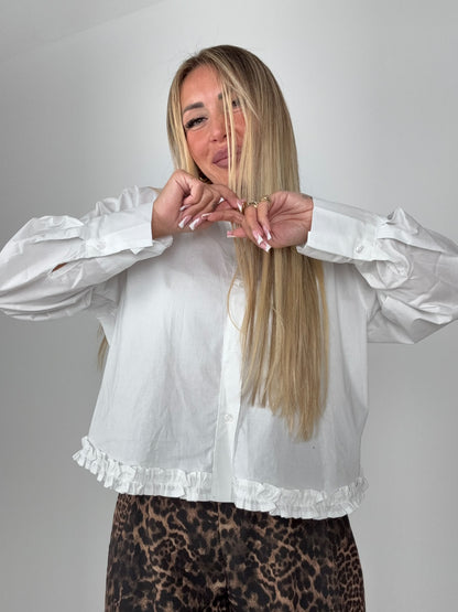 Camicia Cotton Mini Volantini ♥