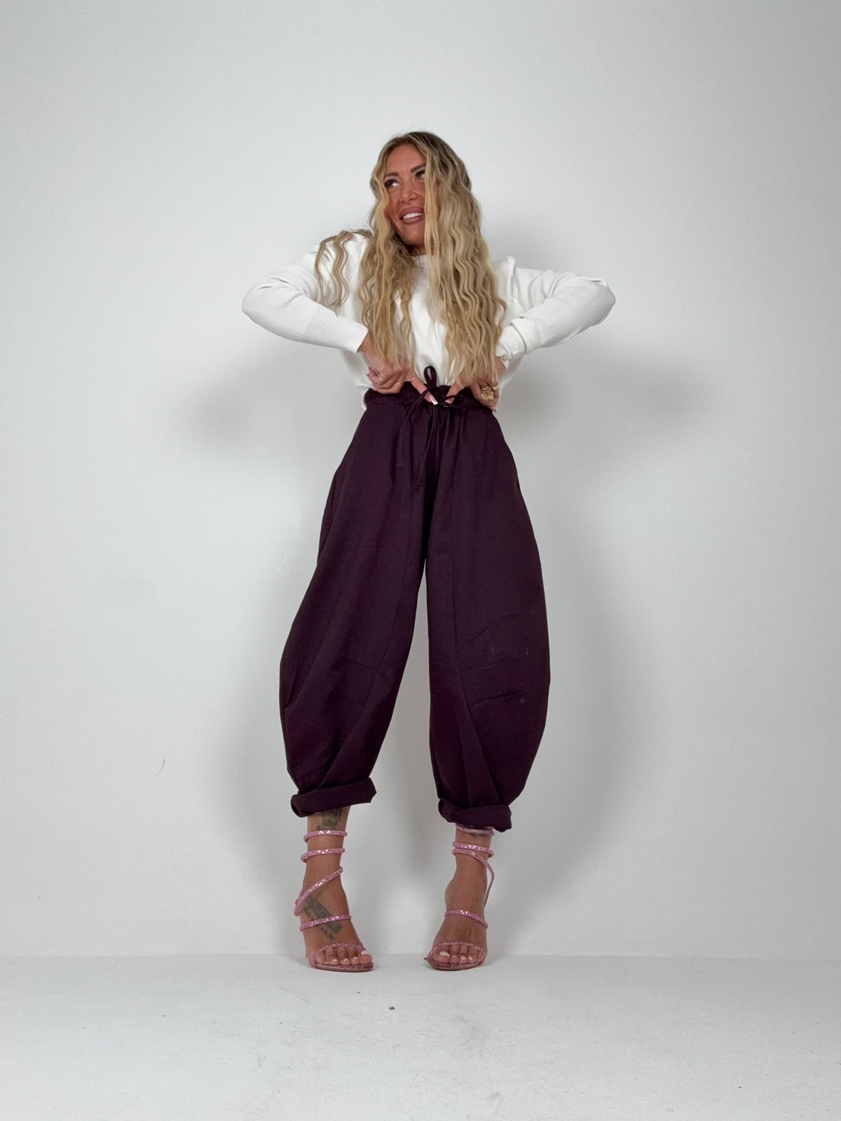 Pantalone Gemmy Bordoux ♥