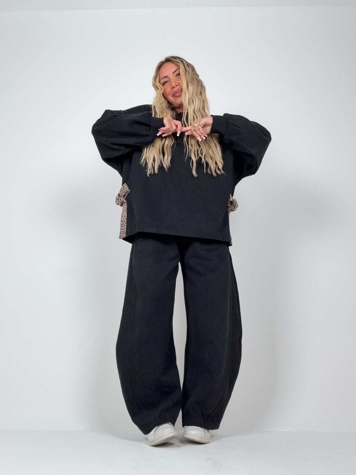 Coordinato "Dacci un Fiocco" Nero ♥