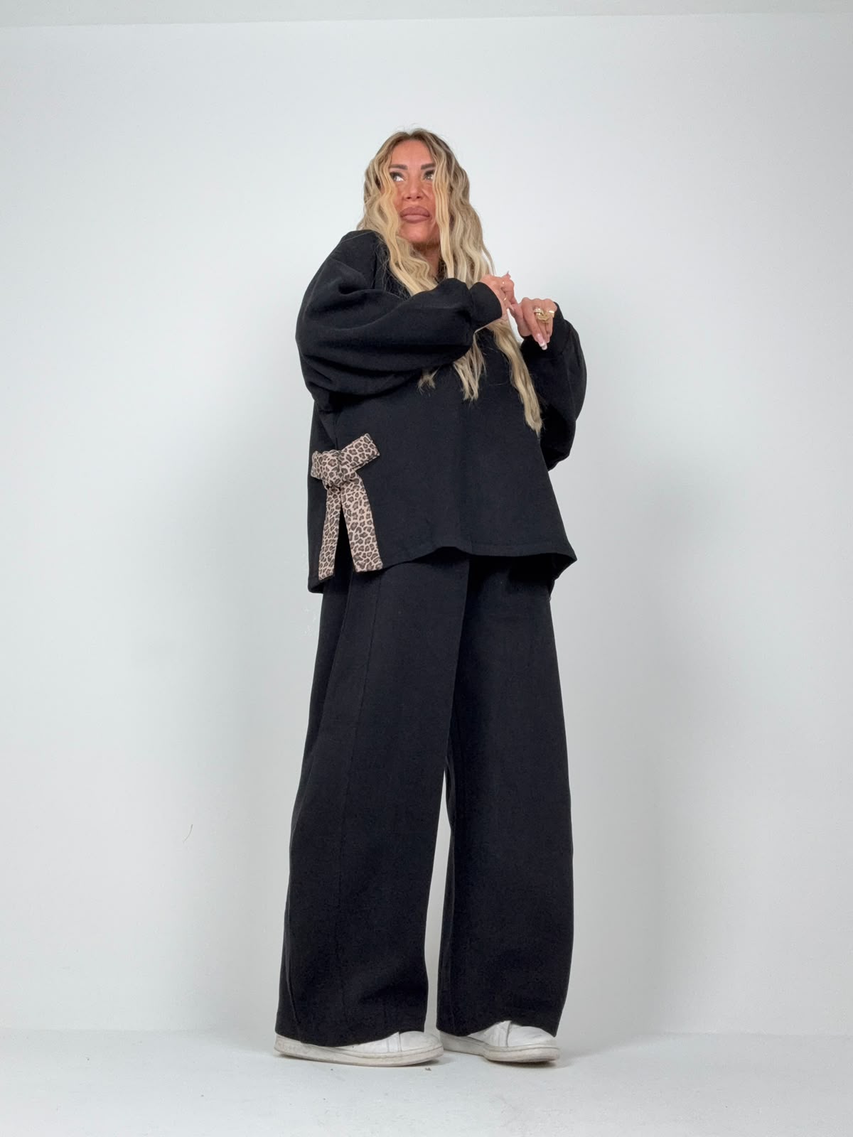 Coordinato "Dacci un Fiocco" Nero ♥