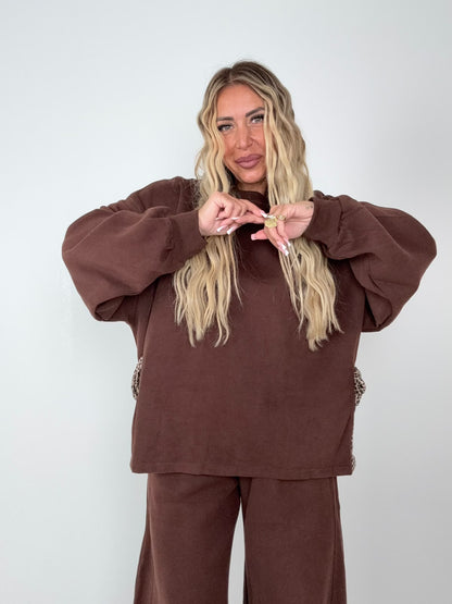 Coordinato "Dacci un Fiocco" Marrò ♥