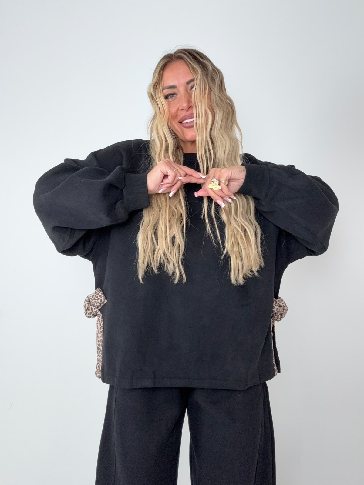 Coordinato "Dacci un Fiocco" Nero ♥